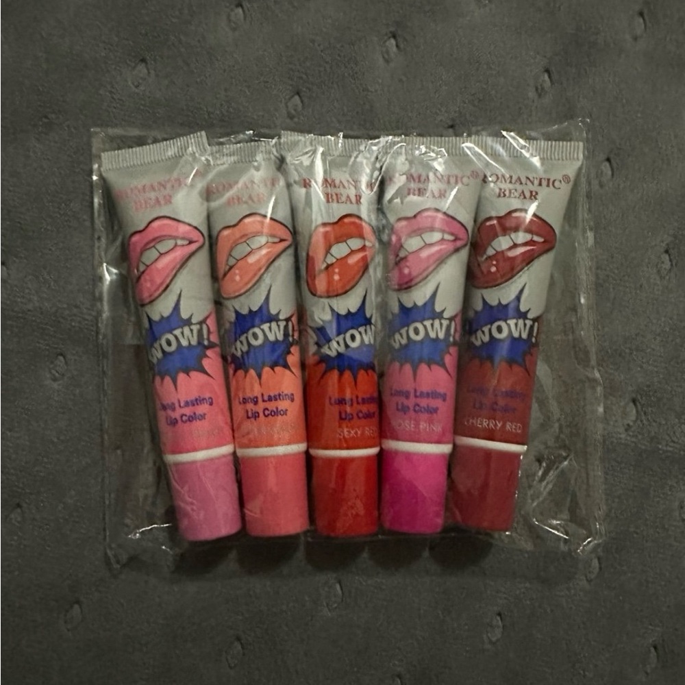 Romantic Bear WOW! Long Lasting Lip Stain Set